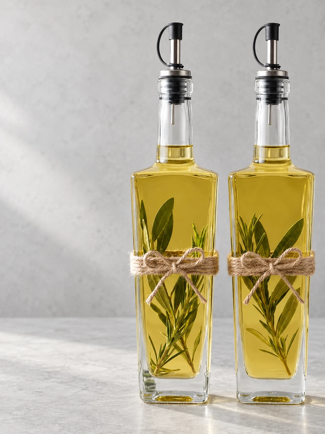 Бутылки для масла с дозаторами, 2 × 0,5 л