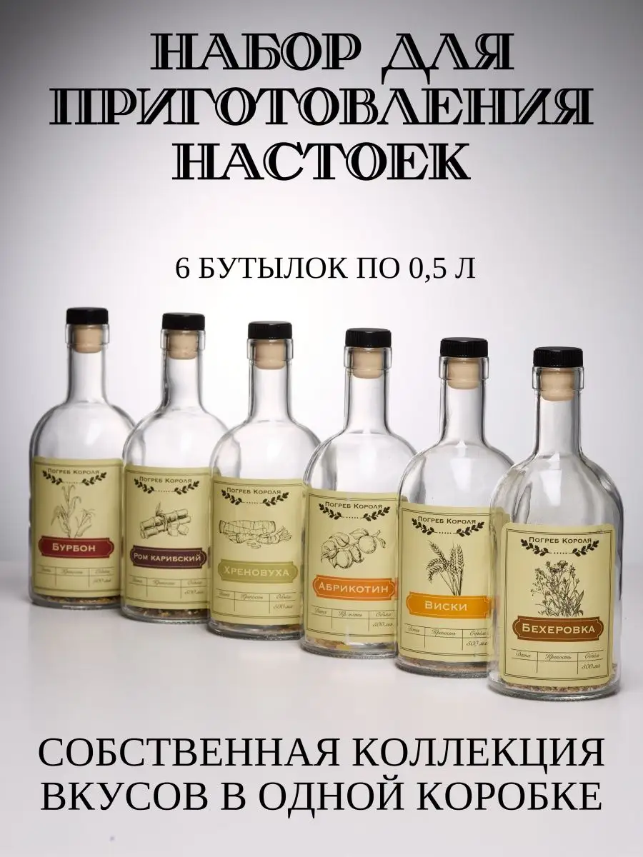 Подарочный набор для приготовления настоек